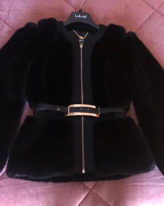 Cappotto elisabetta franchi con cintura tg. 40