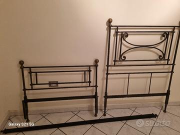 testiera letto in ferro battuto pieno