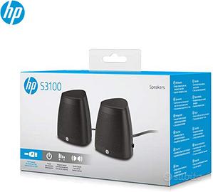 HP S3100 Altoparlante USB, Nero