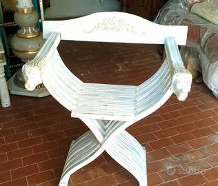 Sedia vintage rivisitata savonarola