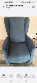 poltrona per anziani motorizzata