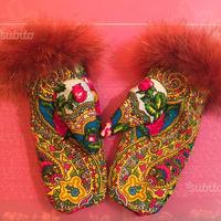 Guanti donna felpati