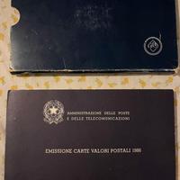 Francobolli Emissione Carte Valori Postali 1986