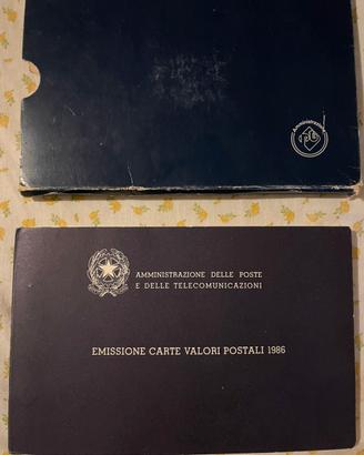 Francobolli Emissione Carte Valori Postali 1986