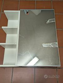 Mobiletto bagno con specchio Ikea