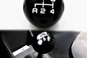 POMELLO Leva Cambio Auto NERO 4 MARCE PORSCHE 912