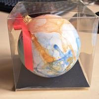 Pallina decorazione di Natale in porcellana