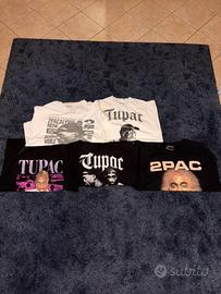 Lott 5 t-shirt Tupac shakur - streetwear rap