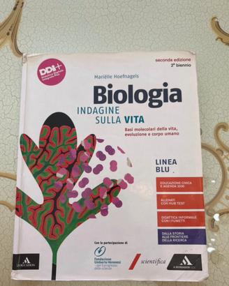 Libro di biologia “biologia indagine sulla vita”