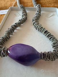 Collana in vetro di Murano