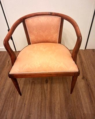 Sedia a pozzetto vintage