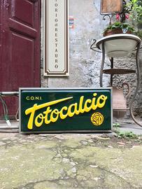 Insegna luminosa Totocalcio