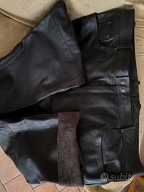 Pantaloni  pelle +pant.Timberland e Trussardi 