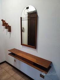 Mobile ingresso con specchio e appendini