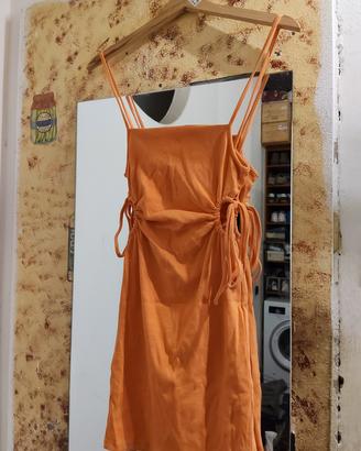 vestito di zara arancione 