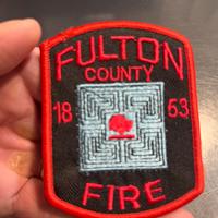 Militare patch vigili del fuoco americani