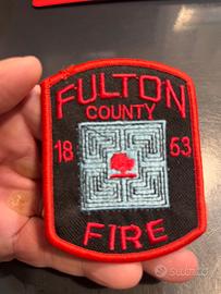 Militare patch vigili del fuoco americani