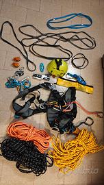 Attrezzatura arrampicata e manovre soccorso