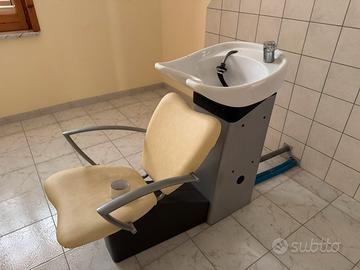 Lavatesta professionale singolo