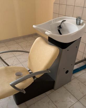 Lavatesta professionale singolo