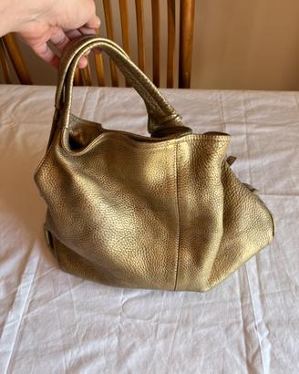 Borsa FURLA Vintage anni ‘90 - Pelle Oro Metallizz