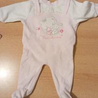 tutine in ciniglia bambina neonata