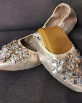 BALLERINE DÉCOLLETÉ - Colore ORO - Taglia 43
