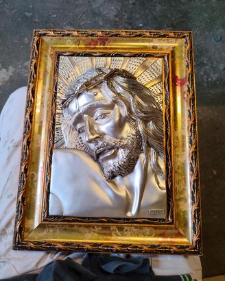 Volto di Cristo in Argento 925