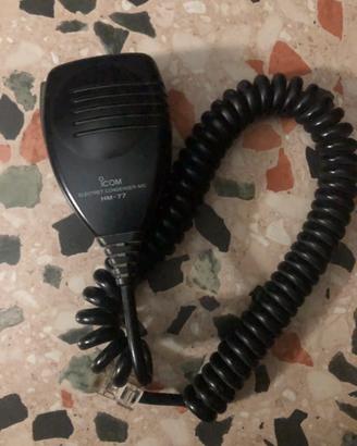 Microfono originale Icom hm 77