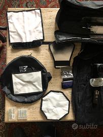 Set fotografico completo speedlights - flash