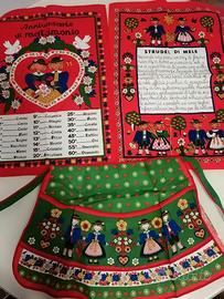 Strofinacci - grembiule Tirolesi