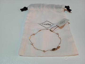 Bracciale colore oro con opali Fossil donna 