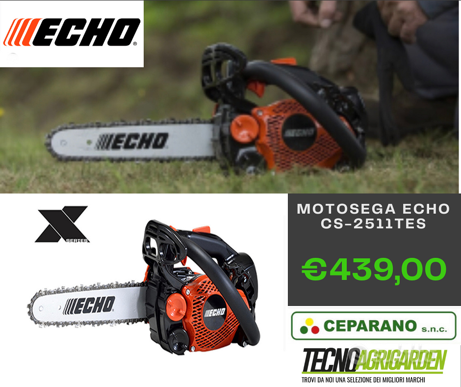 PROVO la MOTOSEGA PIÙ LEGGERA al MONDO! ECHO CS2511tes PRIMI TEST e  IMPRESSIONI! 