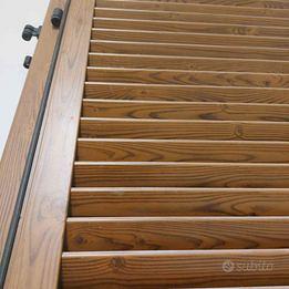 Persiane alluminio anodizzato effetto legno