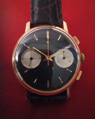 Orologio Zenit chrono 18k cal 146 dp Black Dial 