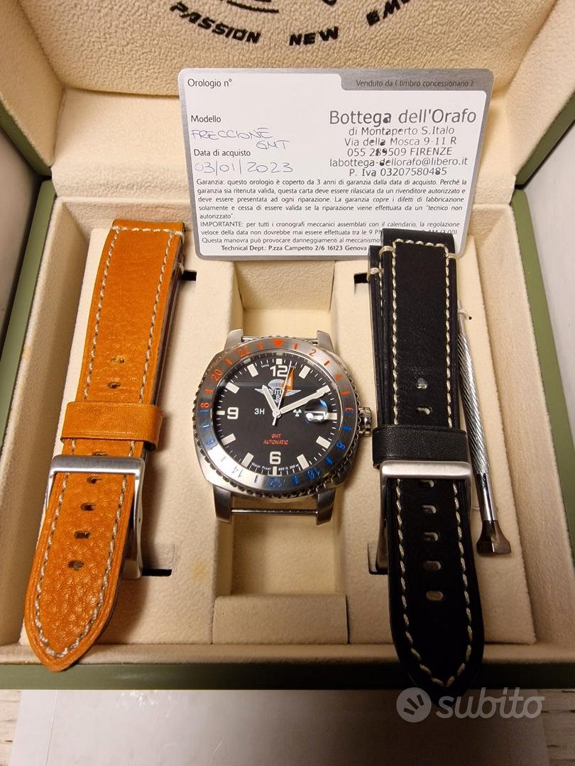 OROLOGIO MEMPHIS BELLE FRECCIONE GMT AUTOMATICO Abbigliamento e Accessori In vendita a Ferrara