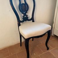 Sedia legno antica napoleone III
