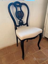 Sedia legno antica napoleone III