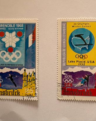 Francobolli Olimpiadi Invernali 1976 Innsbruck