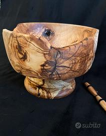 ciotola in legno di olivo