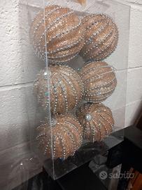 Set 6 palline di Natale grandi nuove