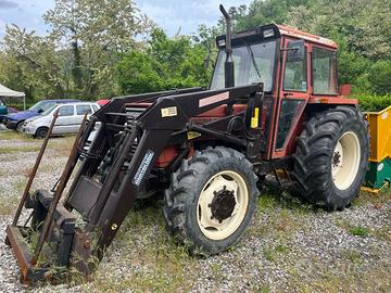 Fiat 666 dt/h trattore con caricatore frontale