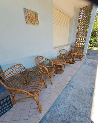 SEDIE TAVOLI BAMBU' RATTAN