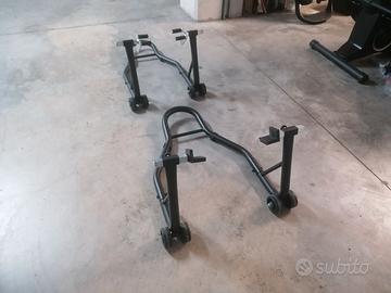 Cavalletto Anteriore e posteriore universale moto