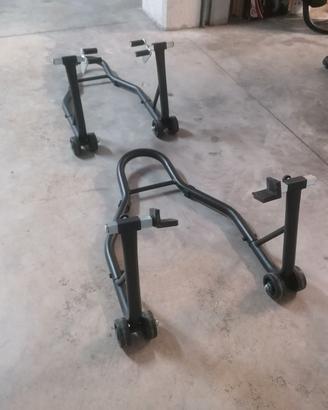 Cavalletto Anteriore e posteriore universale moto