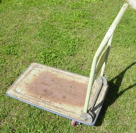 Carrello movimentazione maniglia ripiegabile