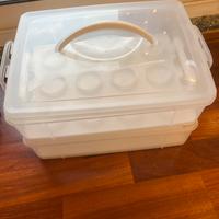 Porta cupcake muffin lasagna biscotti Snapware