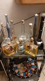 collezione bottiglie 