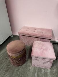POUF ROSA