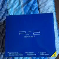 Ps2 fat con scatola manuali e cavi e telecomando